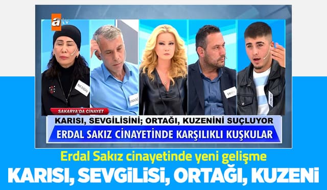 Erdal Sakız Cinayetinde Yeni Gelişme