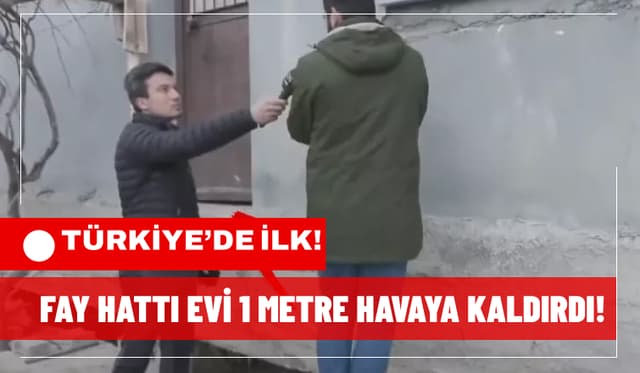 Fay Hattı Evi 1 Metre Havaya Kaldırdı!