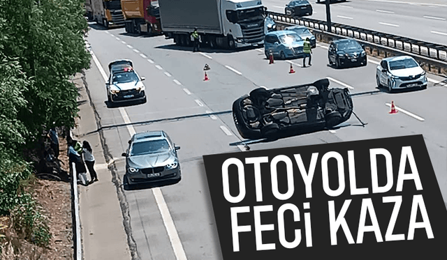Otomobil takla attı