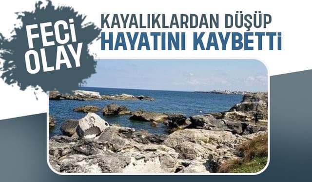 Babalı sahilinde kayalıklardan düşen kişi öldü