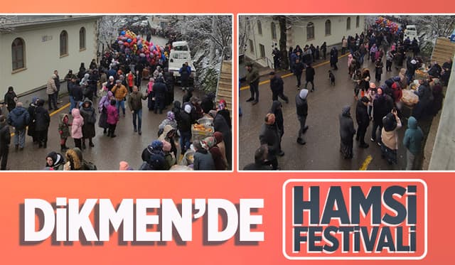 Dikmen Mahallesi'nde hamsi festivali düzenlendi
