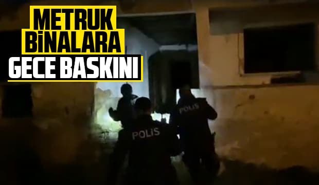 Polisten Metruk Binalara Operasyon