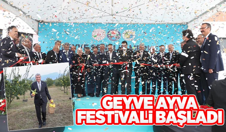 Geyve Ayva Festivali Başladı: Tarımsal Üretimde Model Şehir Sakarya’dır