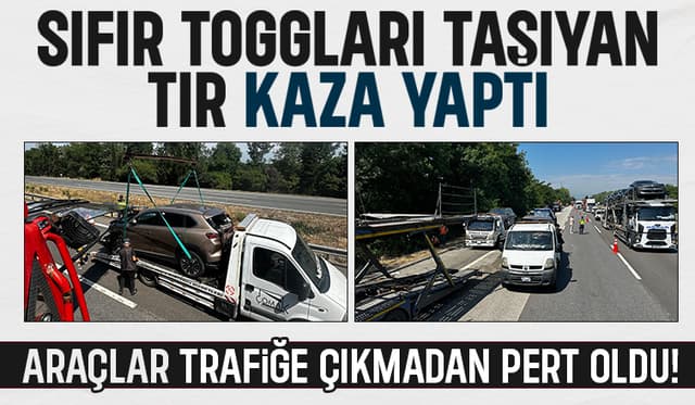 Tır Kazasında 4 Togg Cip Zarar Gördü: Kazanın Detayları
