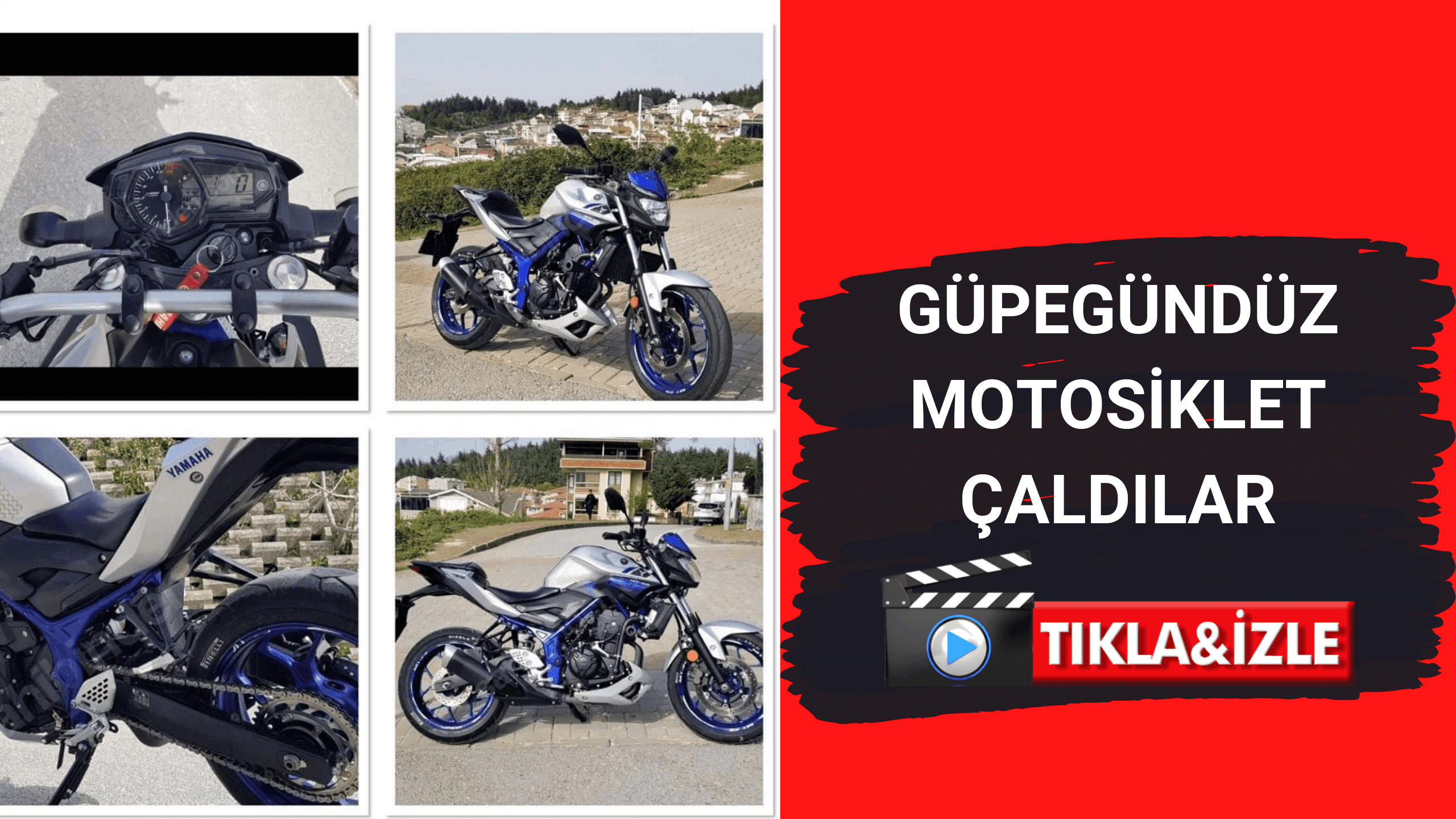Serdivan'da Hırsızlar Motosikleti, Güpegündüz Çaldı.