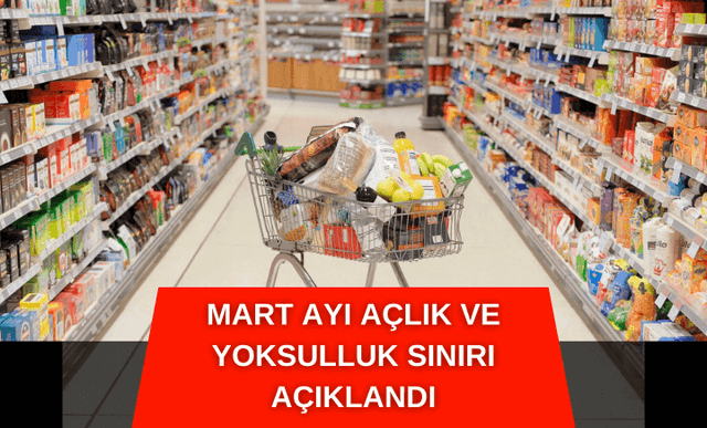 Mart ayı açlık ve yoksulluk sınırı açıklandı: Tek kişinin yoksulluk sınırı 26 bin lirayı aştı!