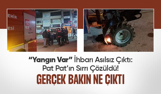 Tamir için yaktığı ateş ekipleri alarma geçirdi