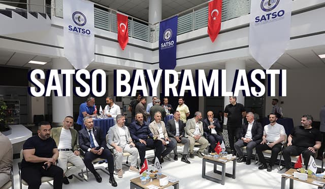 SATSO’da bayramlaşma geleneği sürdü