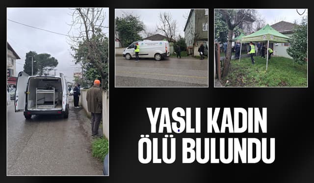 Yaşlı kadın evde ölü bulundu