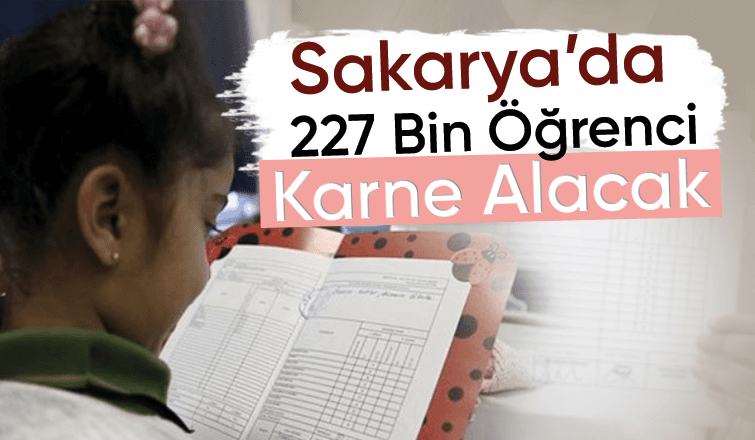 Öğrencilerin karne heyecanı