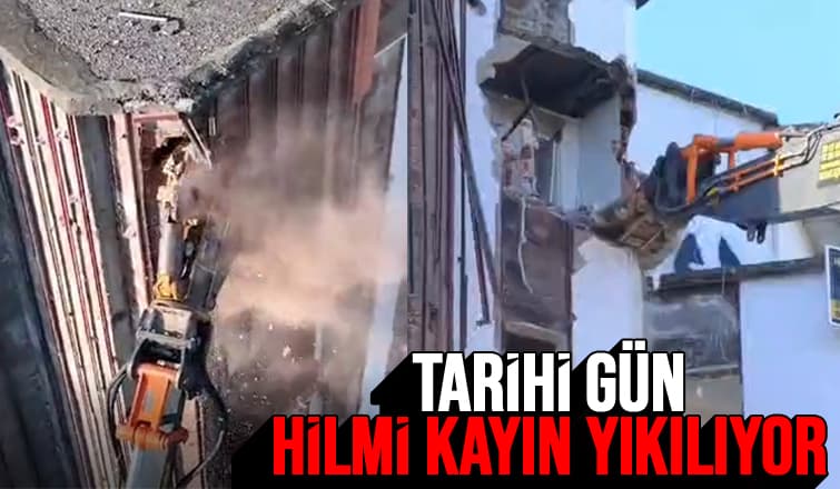 Hilmi Kayın İş Merkezi'nin yıkımına başlandı