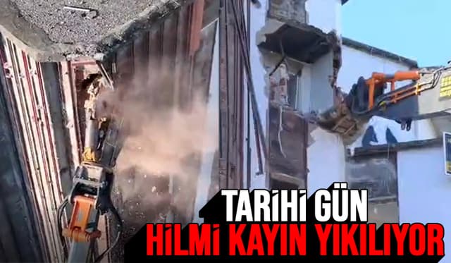 Hilmi Kayın İş Merkezi'nin yıkımına başlandı