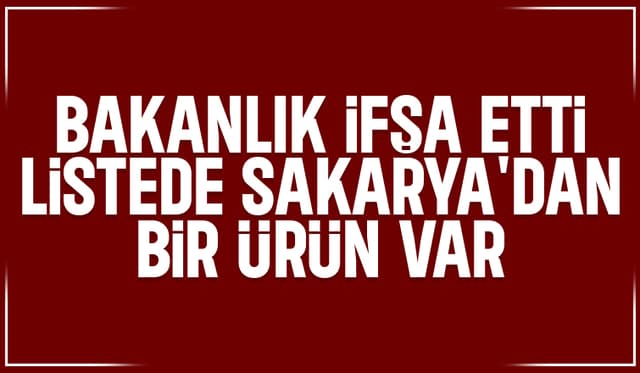 Sağlığı tehlikeye düşürecek gıdalar listesi güncellendi; Sakarya'dan bir firma var