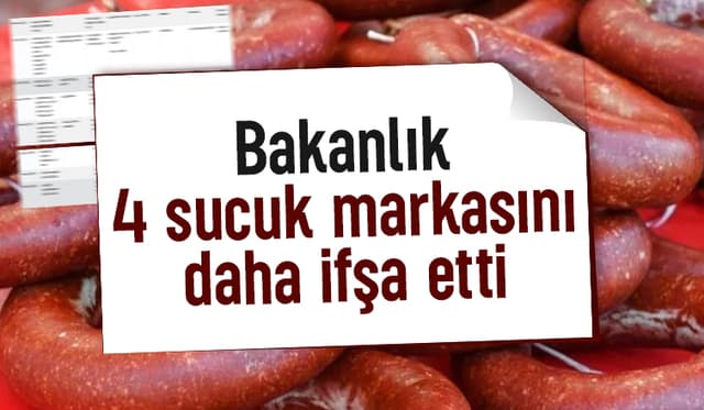 Sucukta Hile Bitmiyor: 4 Marka Daha Kara Listeye Girdi