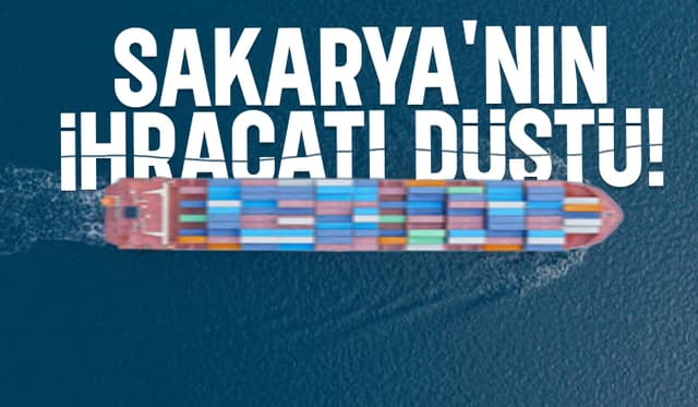 Sakarya'da ihracat düştü