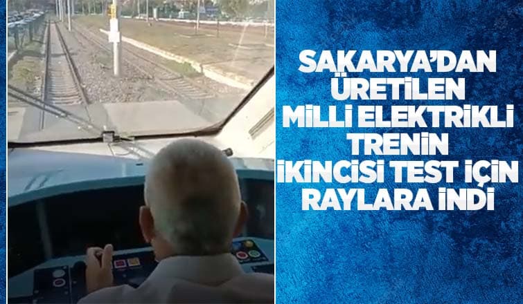 İkinci Milli Elektrikli Tren Test Sürüşlerine Başladı