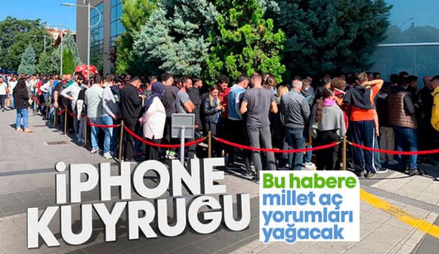  İndirimli İPhone İçin Geceden Sıraya Girdiler