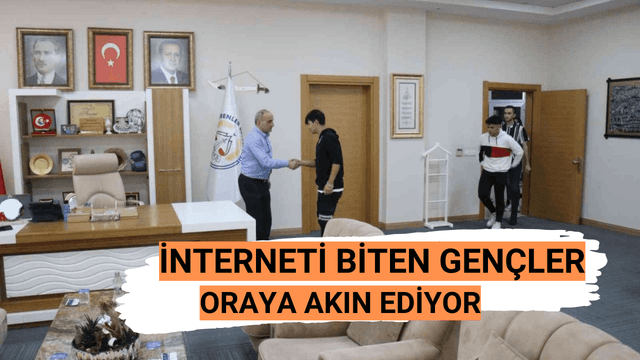 İnterneti Biten Gençler Oraya Akın Ediyor