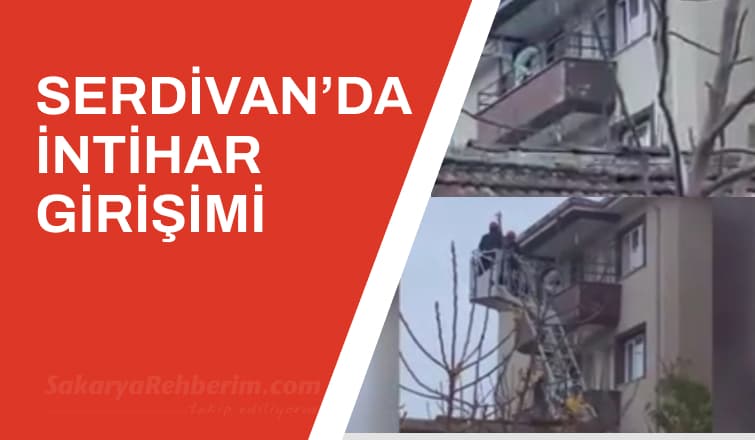 Serdivan'da İntihar Girişimi