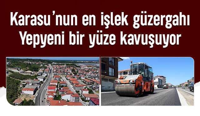 Karasu’da Değişimin Adı: İstiklal Caddesi Yepyeni Yüzüyle Hazır