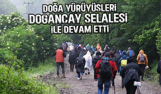 Doğançay Çağlayanı’nı gezip gördüler.