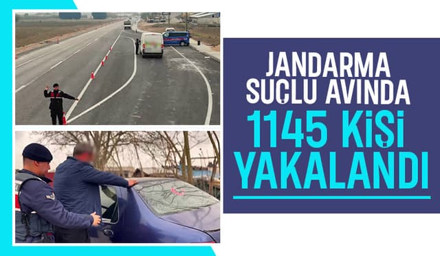 Sakarya'da jandarmadan firarilere operasyon