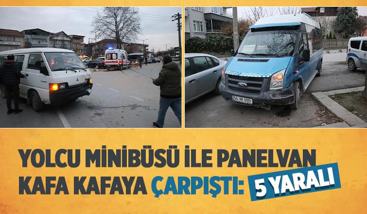 Kafa Kafaya Çarpıştılar: 5 Yaralı