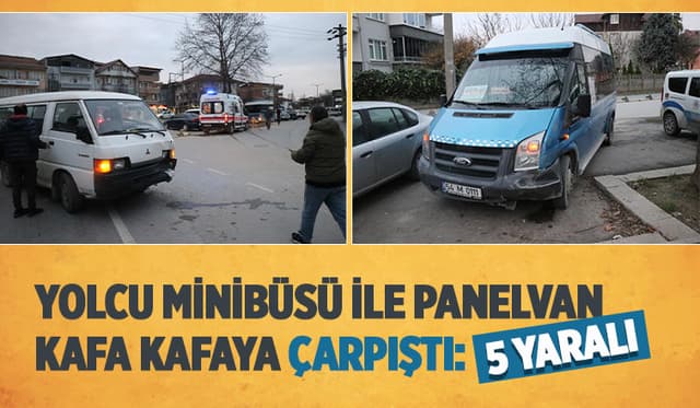 Kafa Kafaya Çarpıştılar: 5 Yaralı