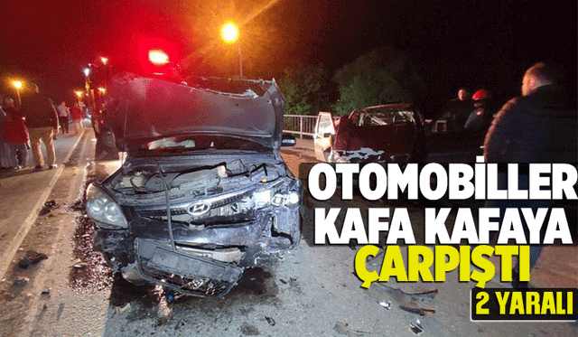 Kafa kafaya çarpıştılar: 2 yaralı