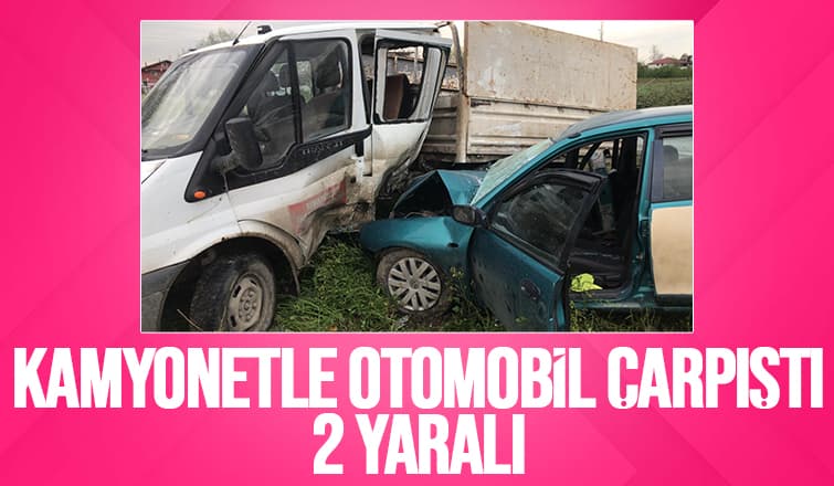 Kamışlı'da kaza
