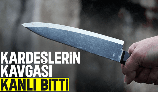 Kardeşlerin alacak verecek kavgasında kan aktı