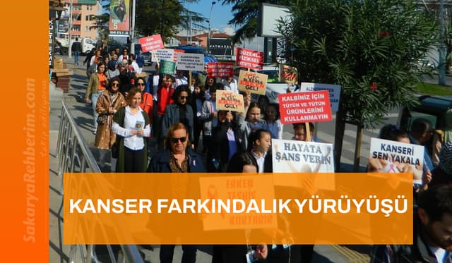 Serdivan İlçe Sağlık Müdürlüğü Kanser Farkındalık Yürüyüşü