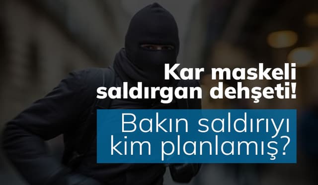 Ferizli'de kar maskeli saldırgan dehşeti! 