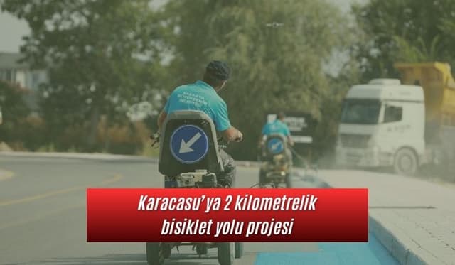 Karacasu’ya 2 Kilometrelik Bisiklet Yolu