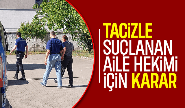 Tacizle suçlanan doktor için yeni gelişme