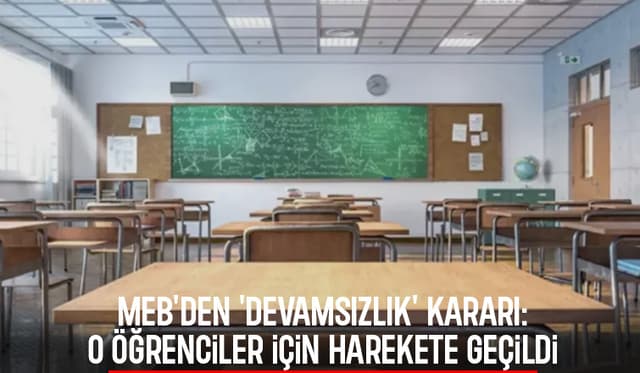 MEB'den devamsızlık kararı
