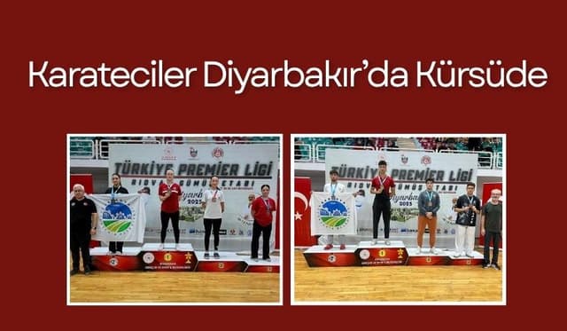 Diyarbakır’da düzenlenen müsabakalarda Sakaryalı sporcular kürsüye çıktı