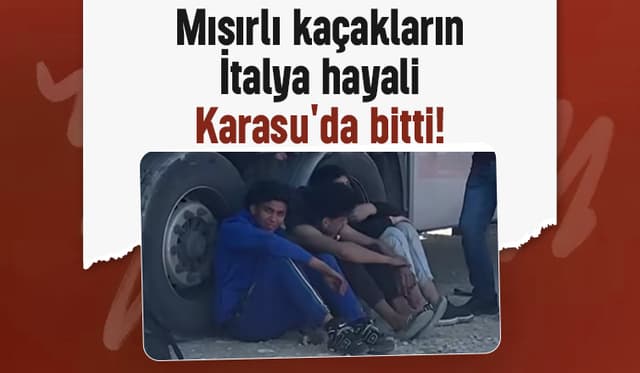 İtalya hayali Karasu'da son buldu