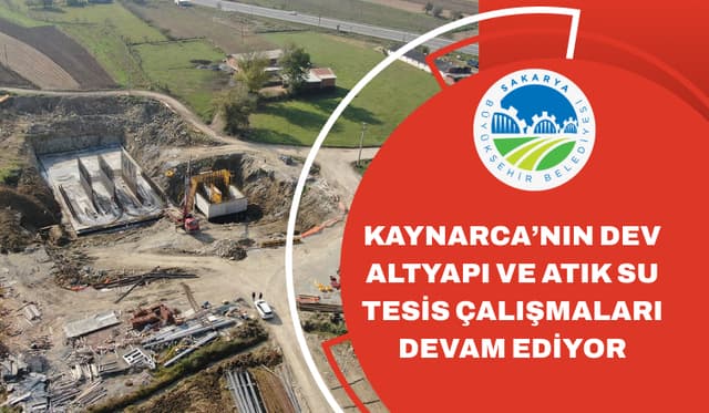 Kaynarca’nın Altyapı ve Atık Su Çalışmaları Devam Ediyor