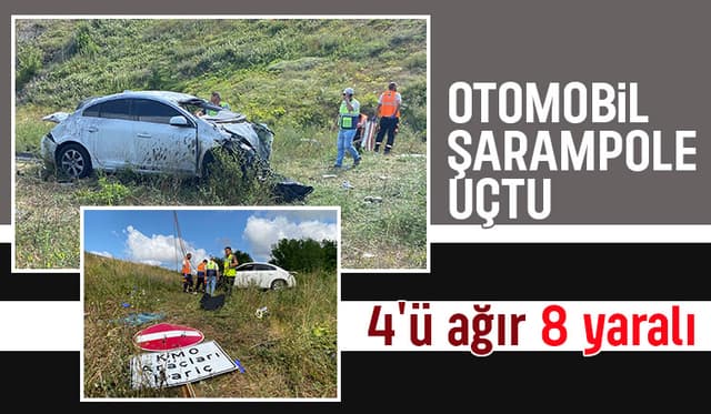Kuzey Marmara Otoyolu'nda kaza: 4'ü ağır 8 yaralı