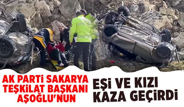 Sakaryalı anne ve kızı kazada ölümden döndü
