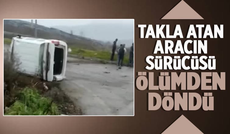 Karasu yolunda kaza