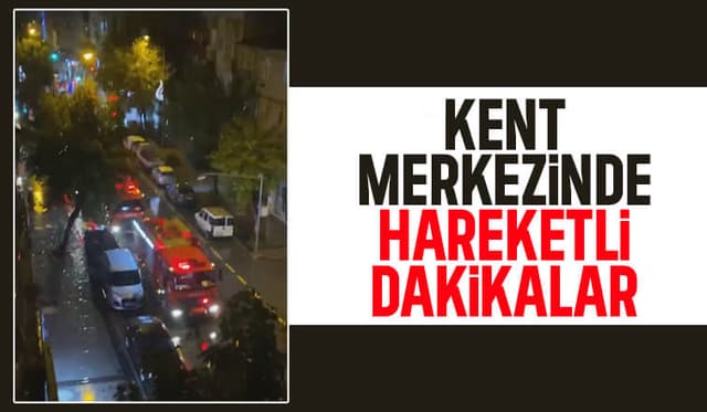 Kent Merkezinde Yangın Paniği