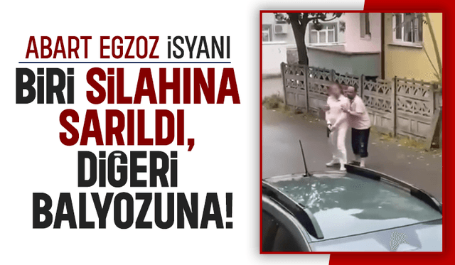 Abart egzoz isyanı silahını çekti