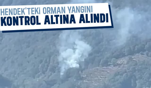  Hendek’te Orman Yangınına Müdahale Edildi, Kontrol Sağlandı