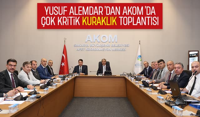 Başkan Alemdar, Su Kaynaklarının Korunması İçin Toplantı Düzenledi