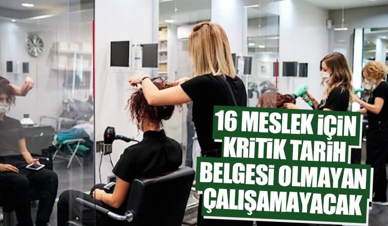 Kuaför ve Güzellik Uzmanlığında Belgesiz Çalışmaya Son