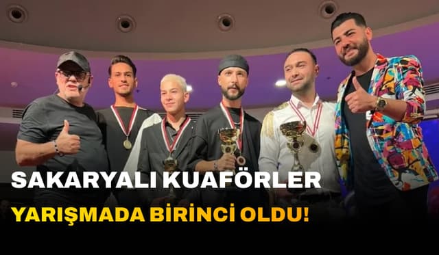Sakaryalı Kuaförler Gururlandırdı