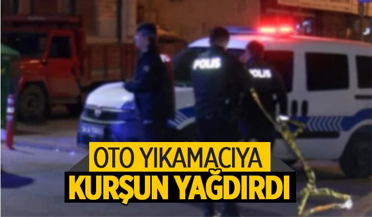 Serdivan'da dehşet; oto yıkamacıyı vurdu