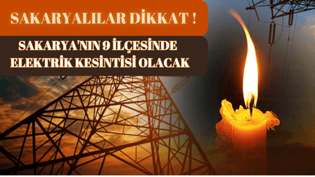 Sakaryalılar dikkat!